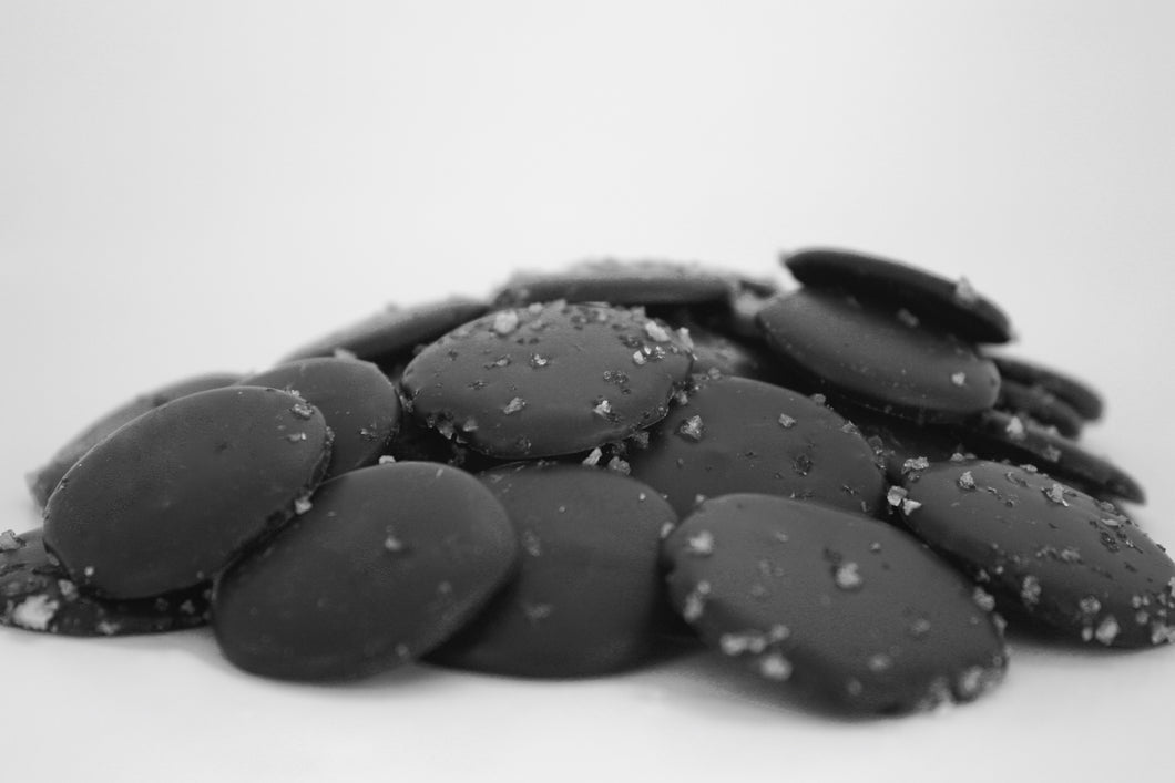 ChocoEve Dark Chocolate Discs with French Sea Salt