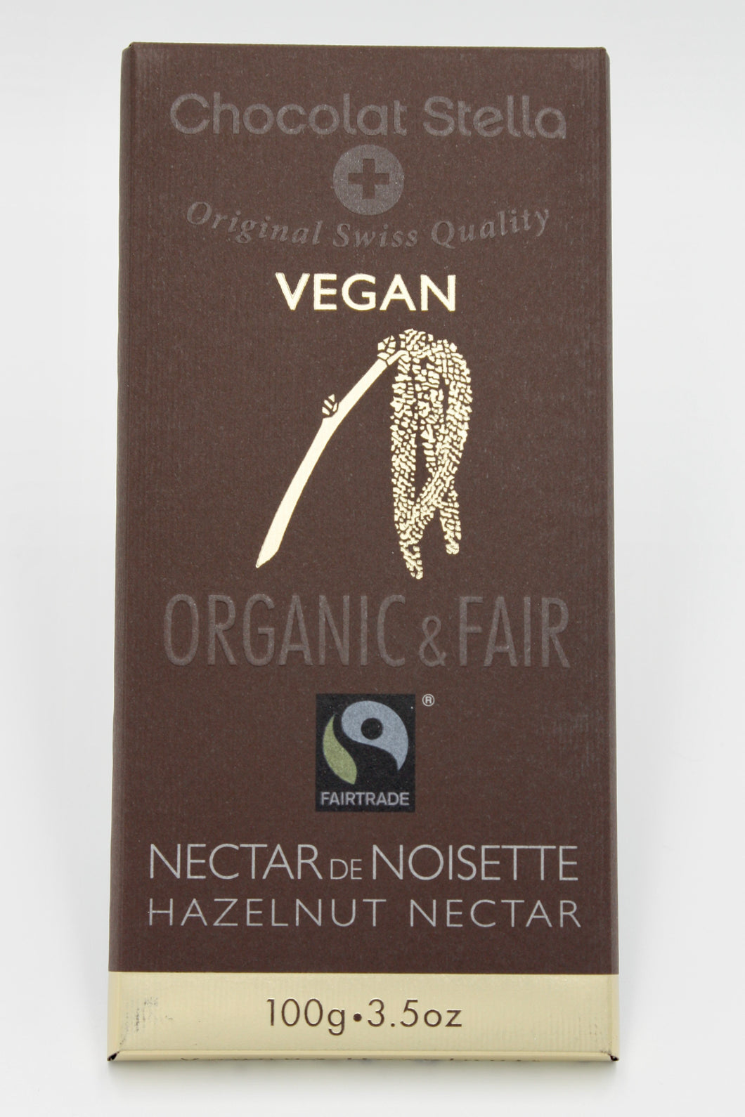 Organic Fair Trade Vegan Hazelnut Nectar Chocolate Bar