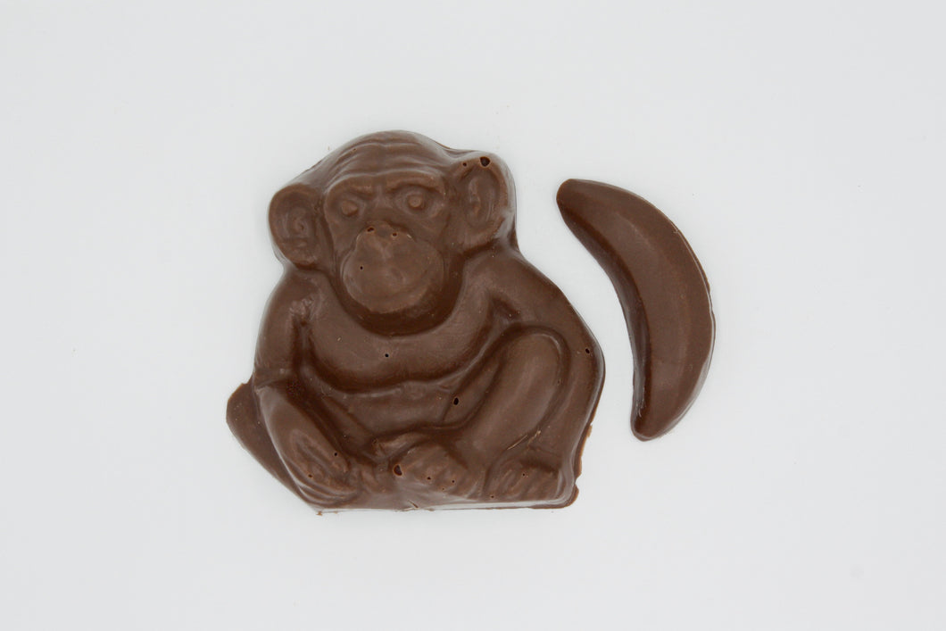 Swiss Chocolate Monkey with Banana