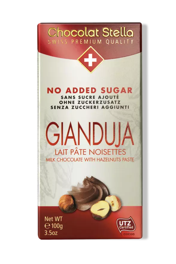 Swiss Milk Chocolate with Gianduja - No Sugar Added